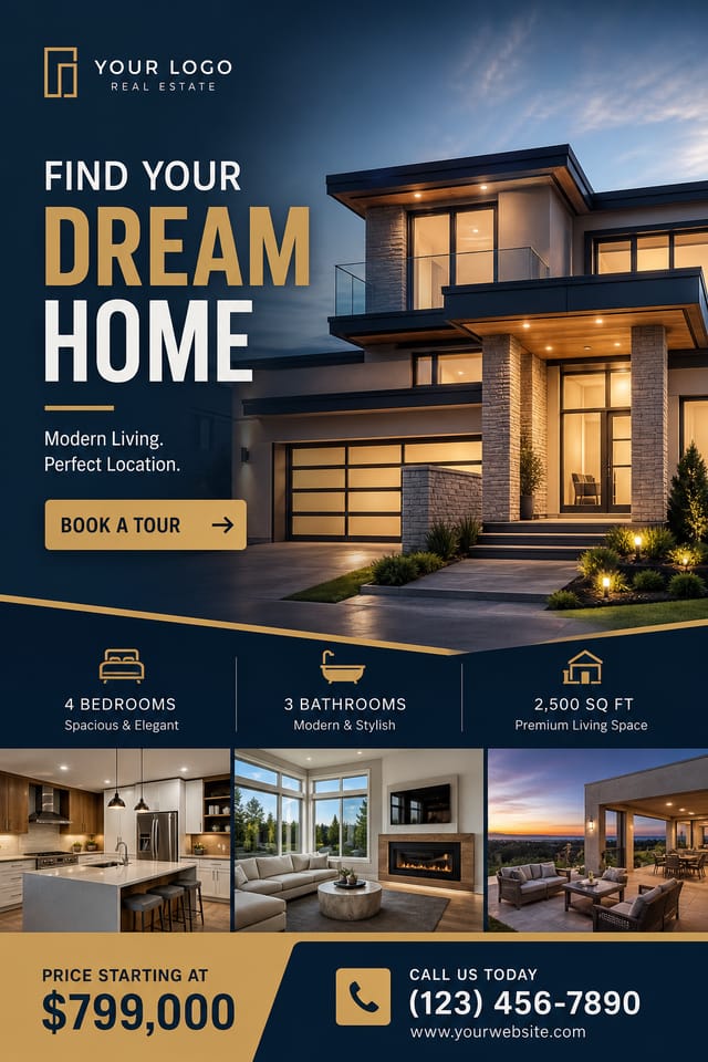 Ad Banner — photo-realistic style web banner