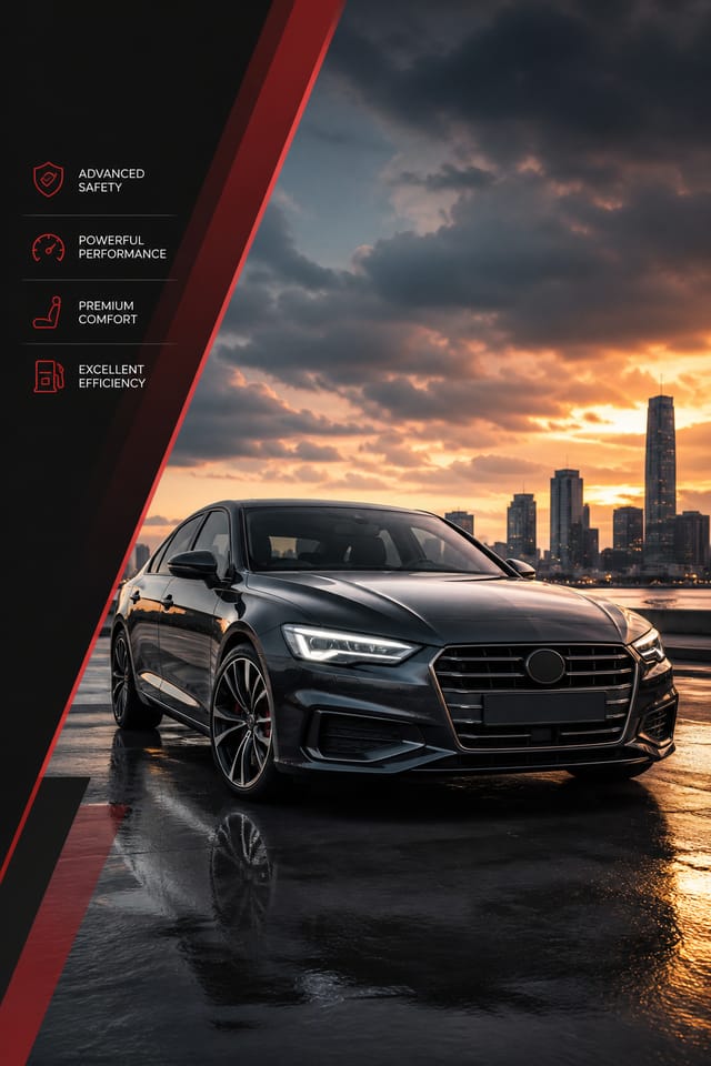Car Banner — photo-realistic style web banner