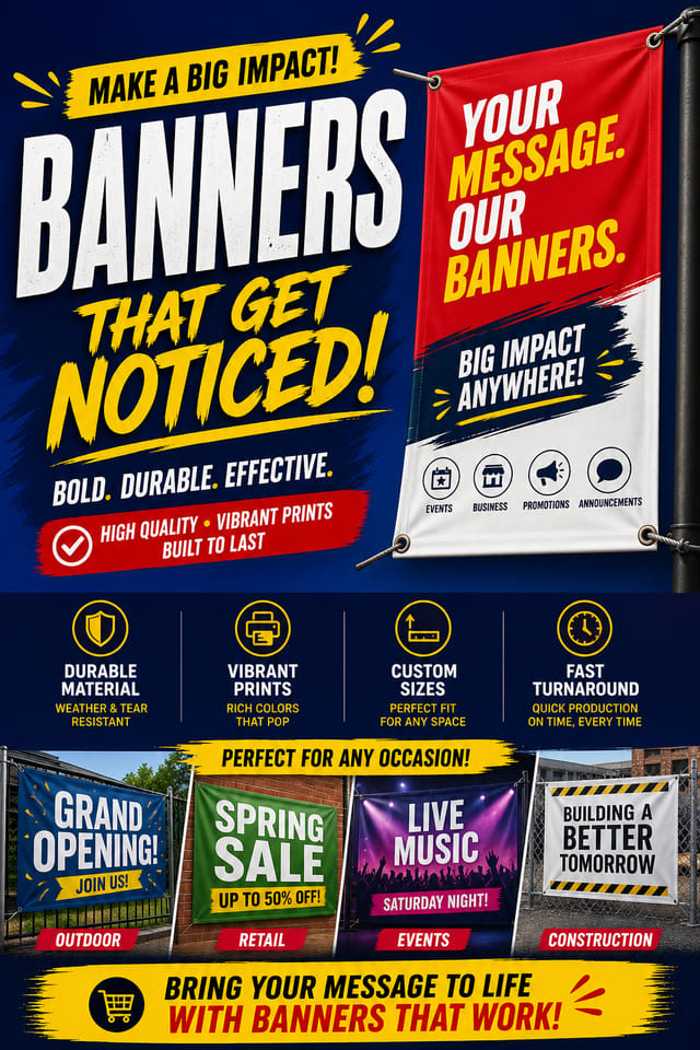 Banner — vibrant style web banner