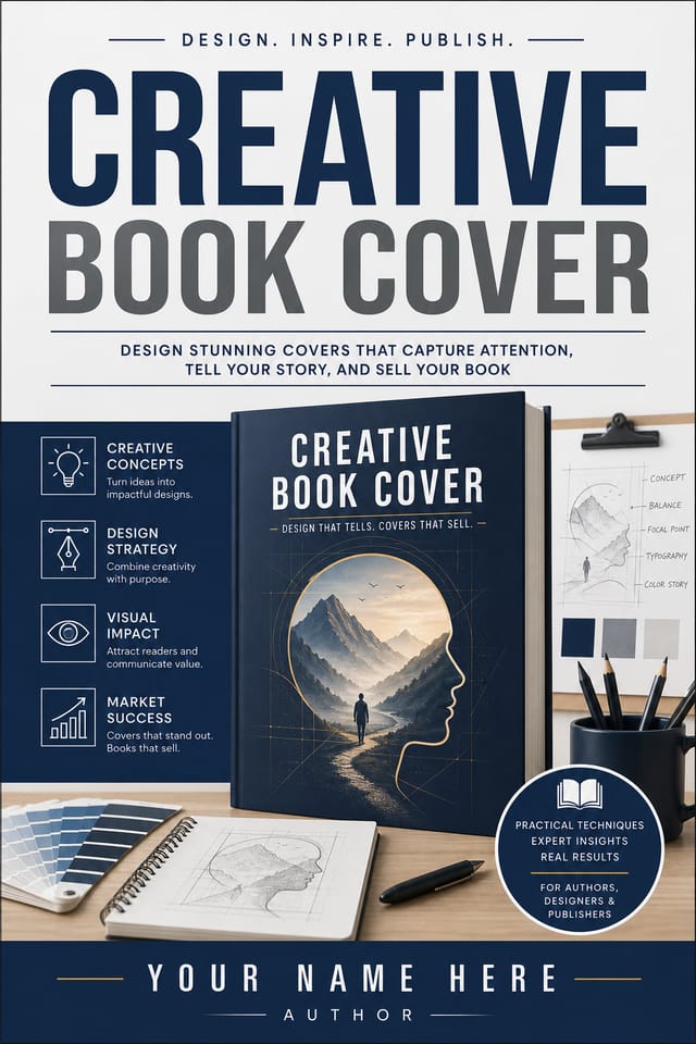 Creative Book Cover — corporate style book cover