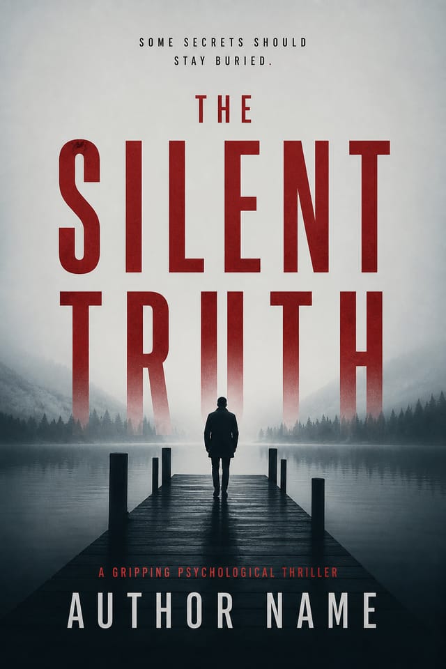 Thriller Book Cover — modern style book cover