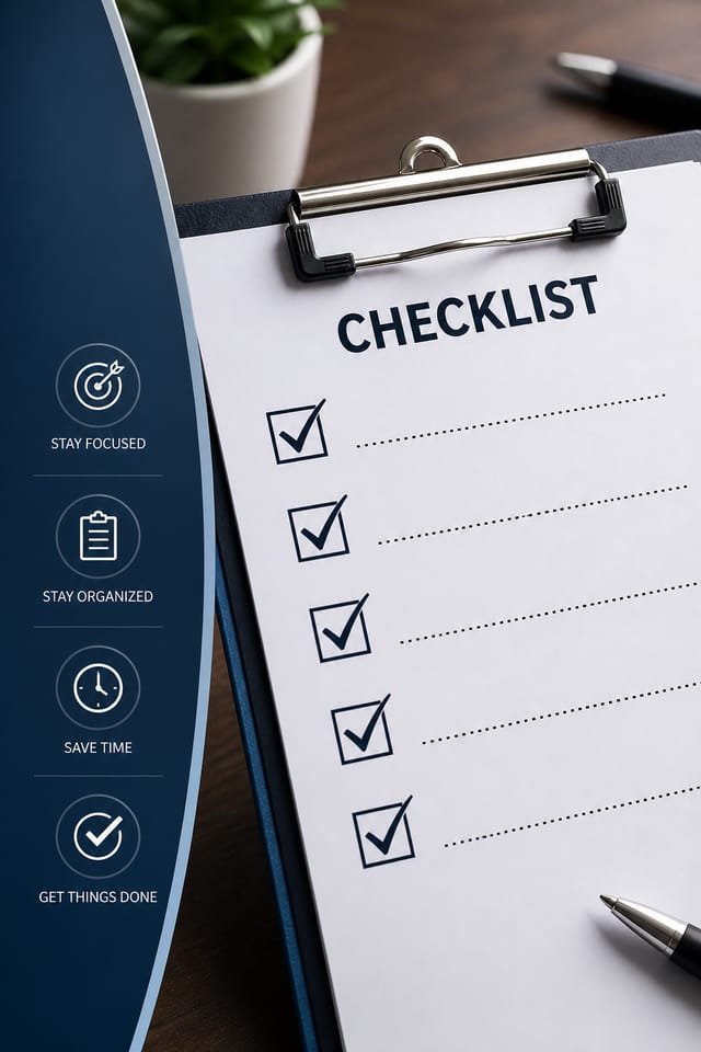 Checklist — photo-realistic style checklist