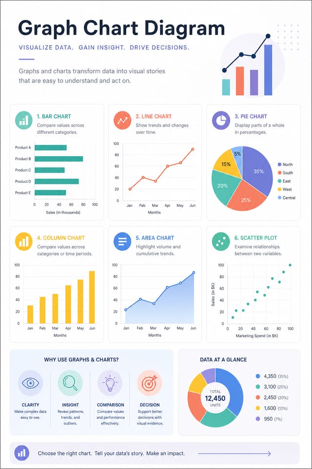 Graph Chart Diagram — modern style diagram