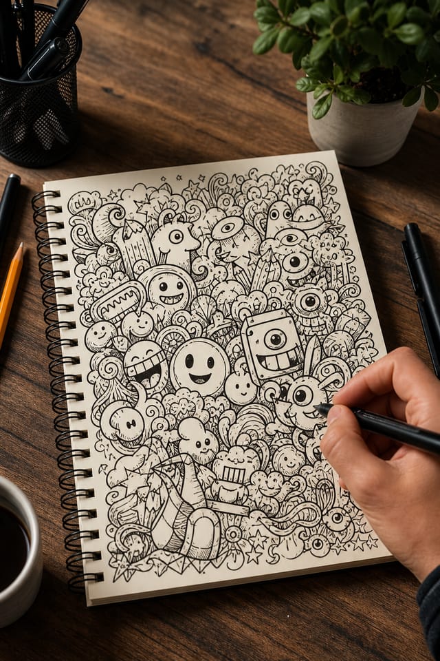 Doodle — photo-realistic style doodle