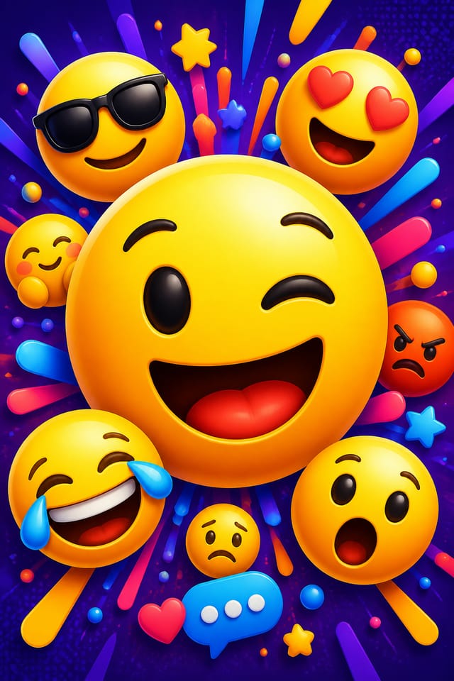 Emoticono — vibrant style emoticon