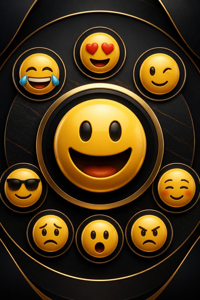 Emoticono — elegant style emoticon