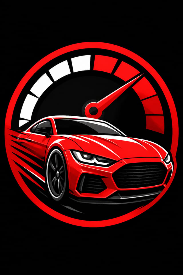 Automotive Favicon — vibrant style favicon design