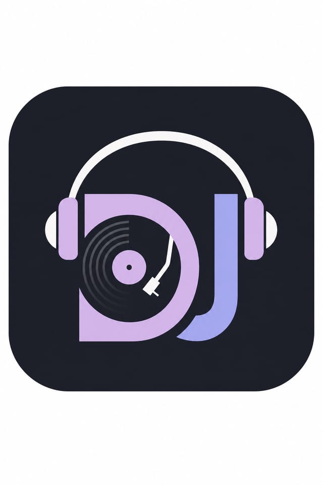DJ Favicon — modern style favicon design