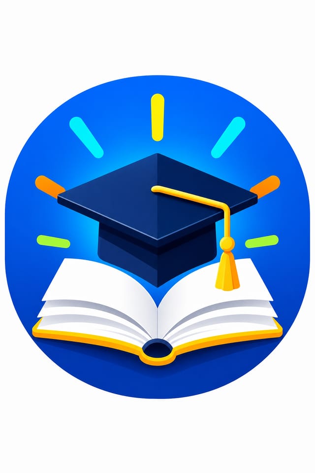 Education Favicon — vibrant style favicon design