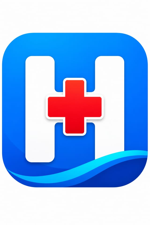Hospital Favicon — vibrant style favicon design