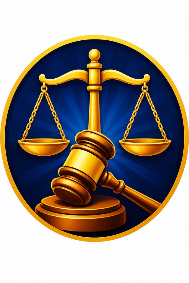 Law Favicon — vibrant style favicon design