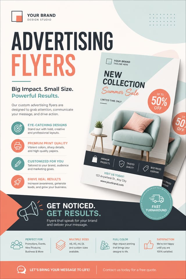 Advertising Flyer — modern style flyer