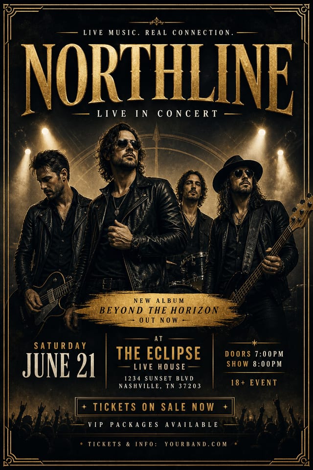 Band Flyer — elegant style flyer