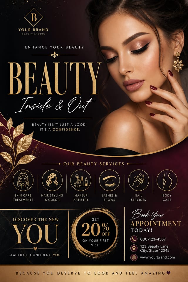 Beauty Flyer — elegant style flyer