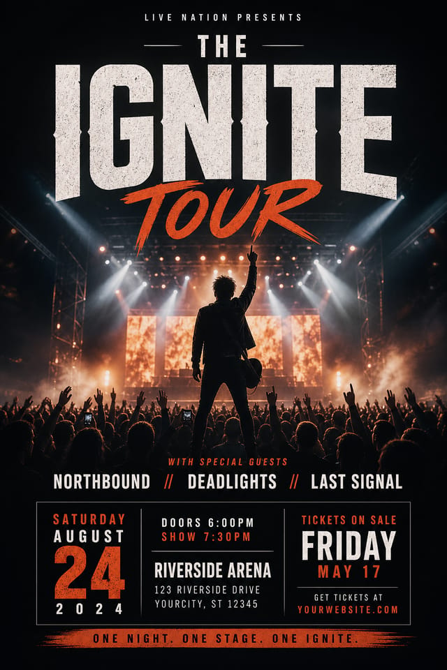 Concert design by Cass Moreau