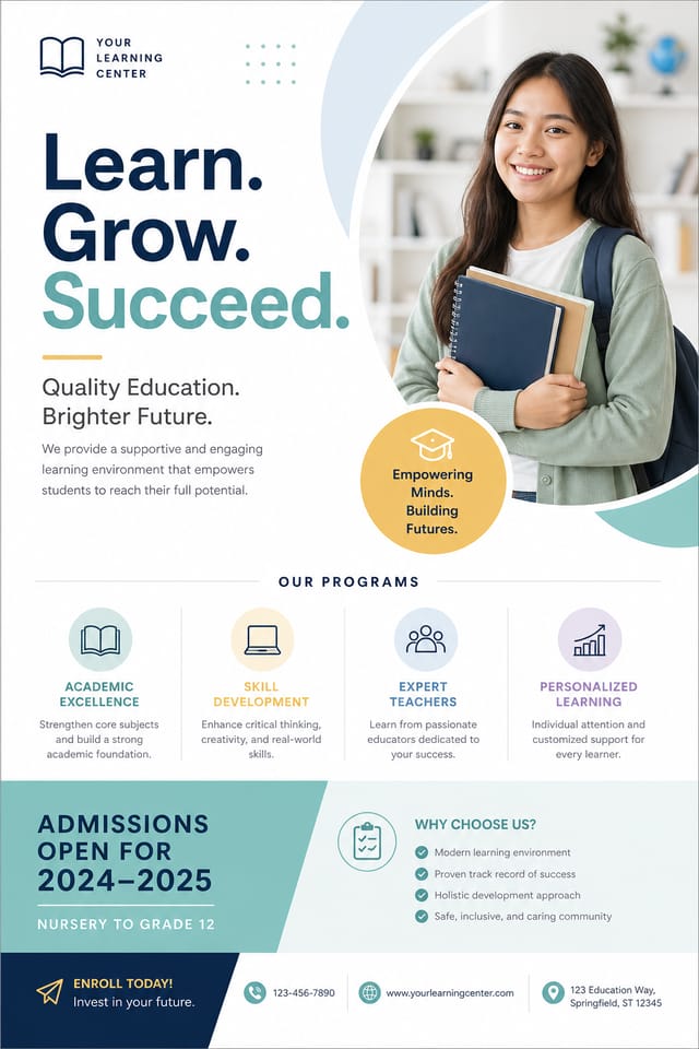 Education Flyer — modern style flyer