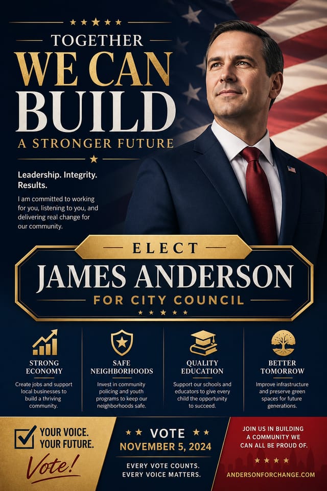 Election Flyer — elegant style flyer