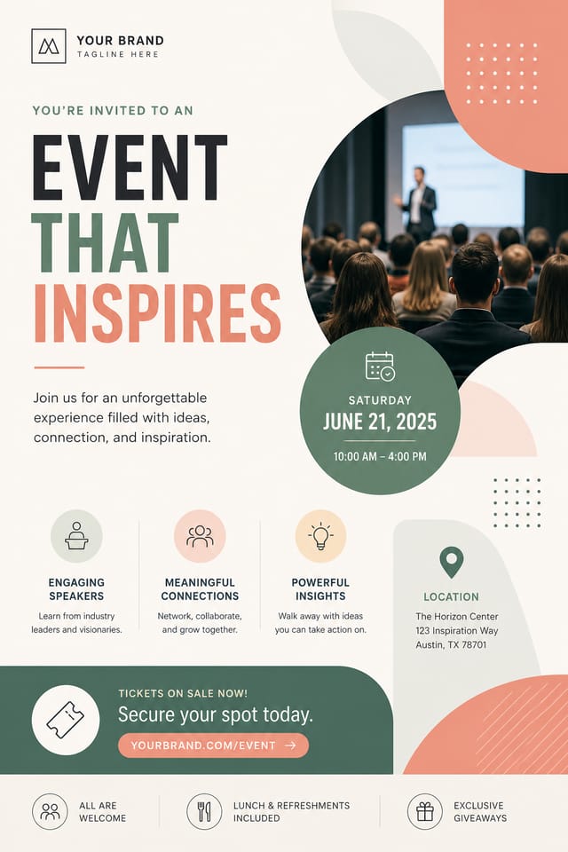 Event Flyer — modern style flyer