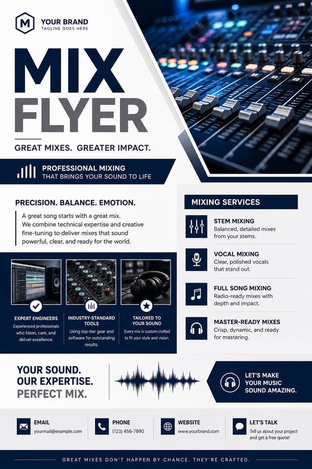 Mix Flyer — corporate style flyer