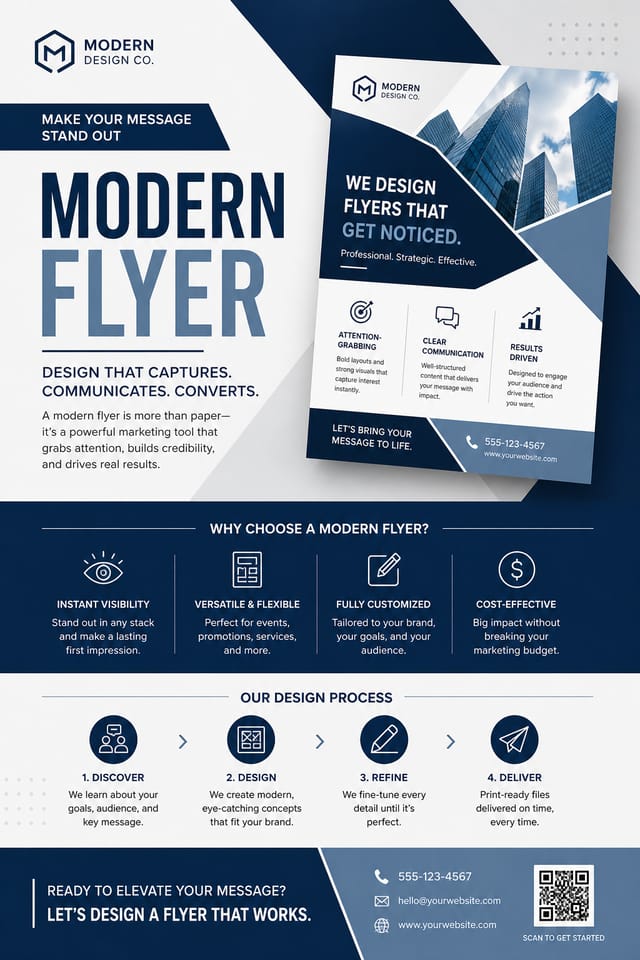 Modern Flyer — corporate style flyer