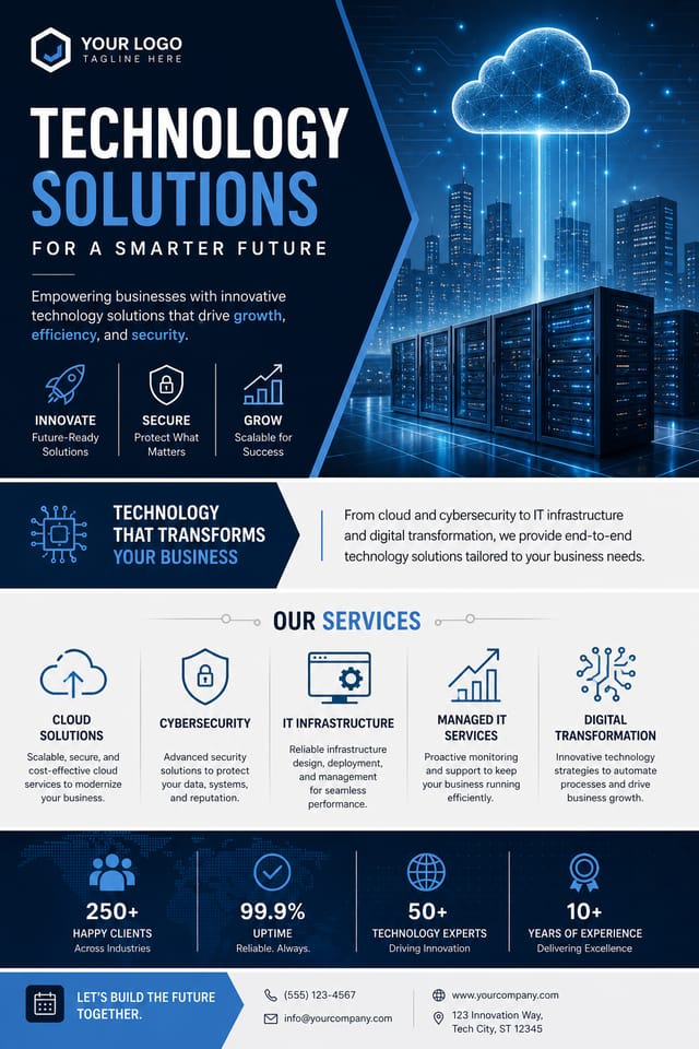 Technology Flyer — corporate style flyer