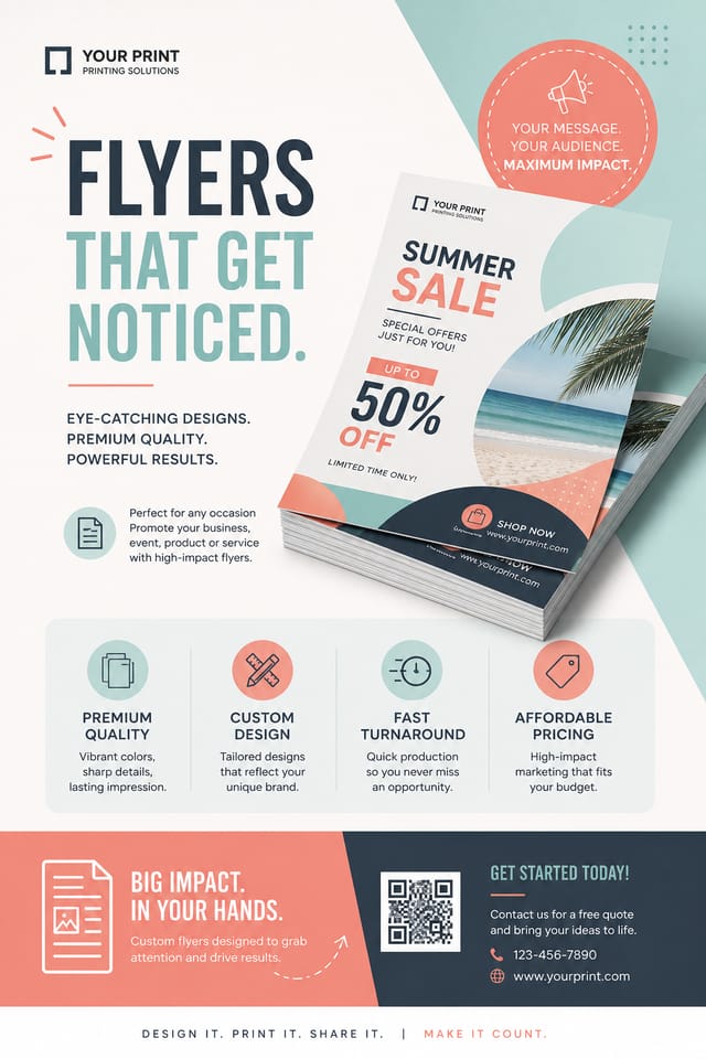Flyer — modern style flyer