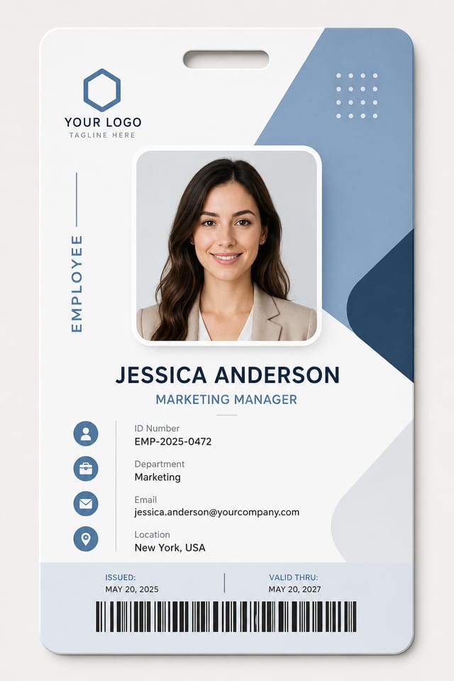 ID Card — modern style id card