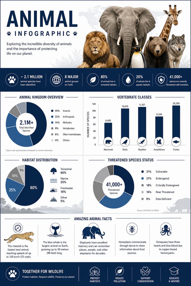 Animal Infographic — corporate style infographic