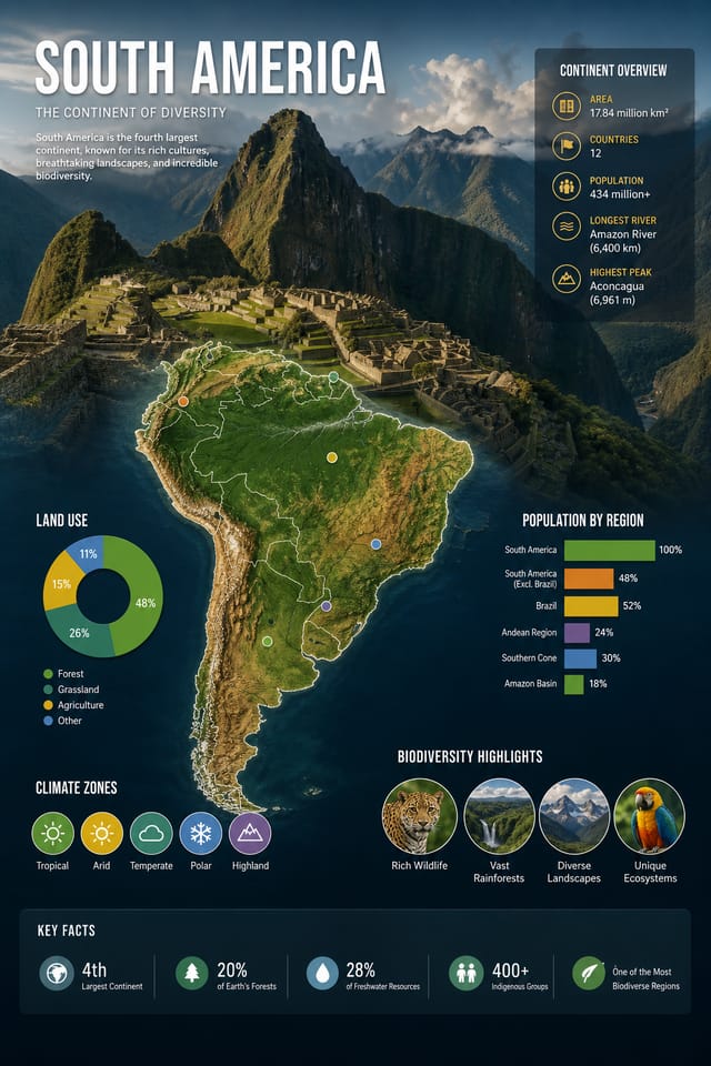 Geographical Infographic — photo-realistic style infographic
