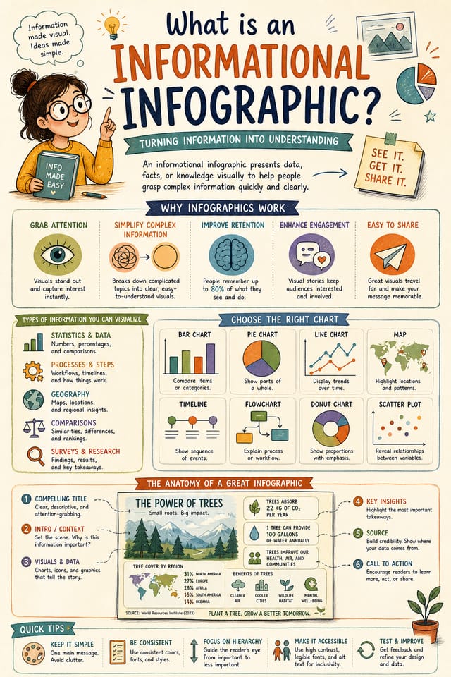 Informational Infographic — illustration style infographic