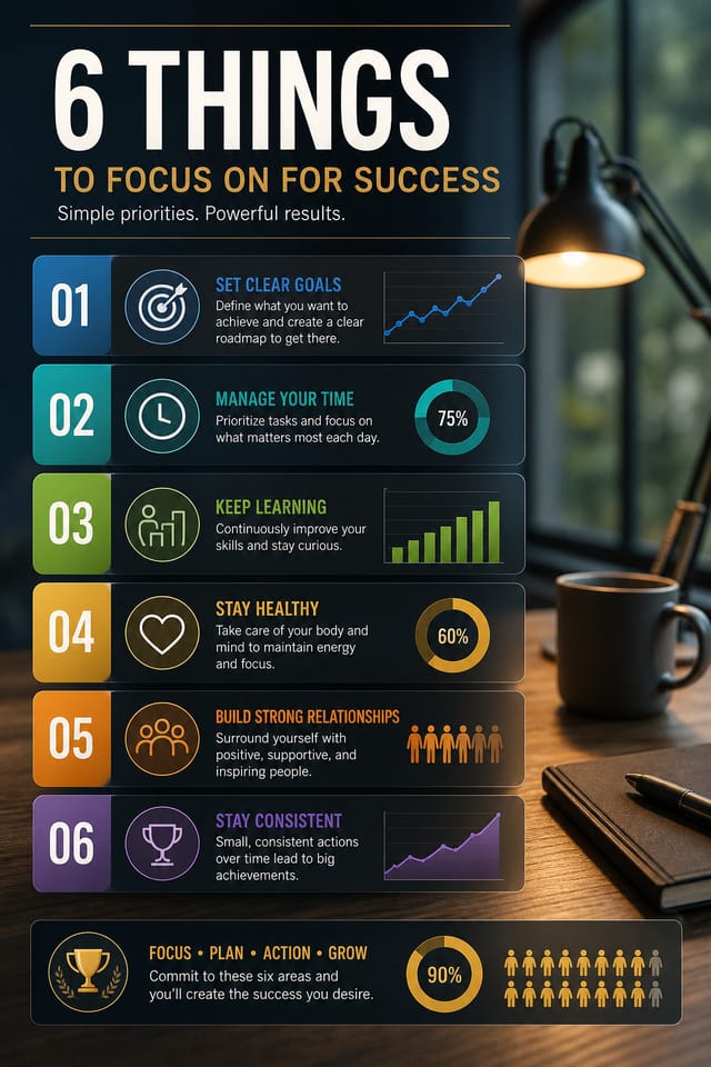 List Infographic — photo-realistic style infographic