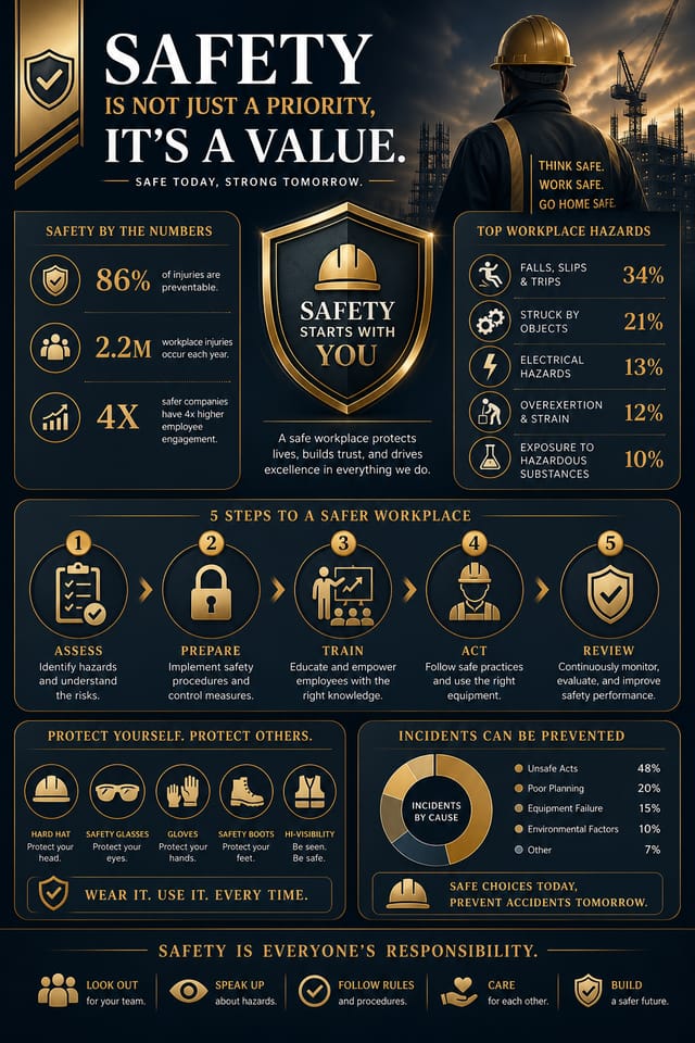 Safety Infographic — elegant style infographic