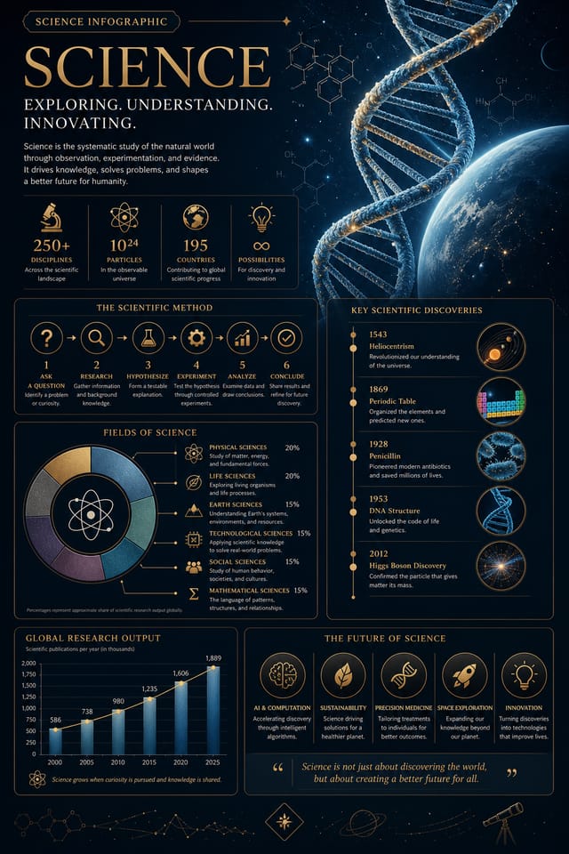 Science Infographic — elegant style infographic