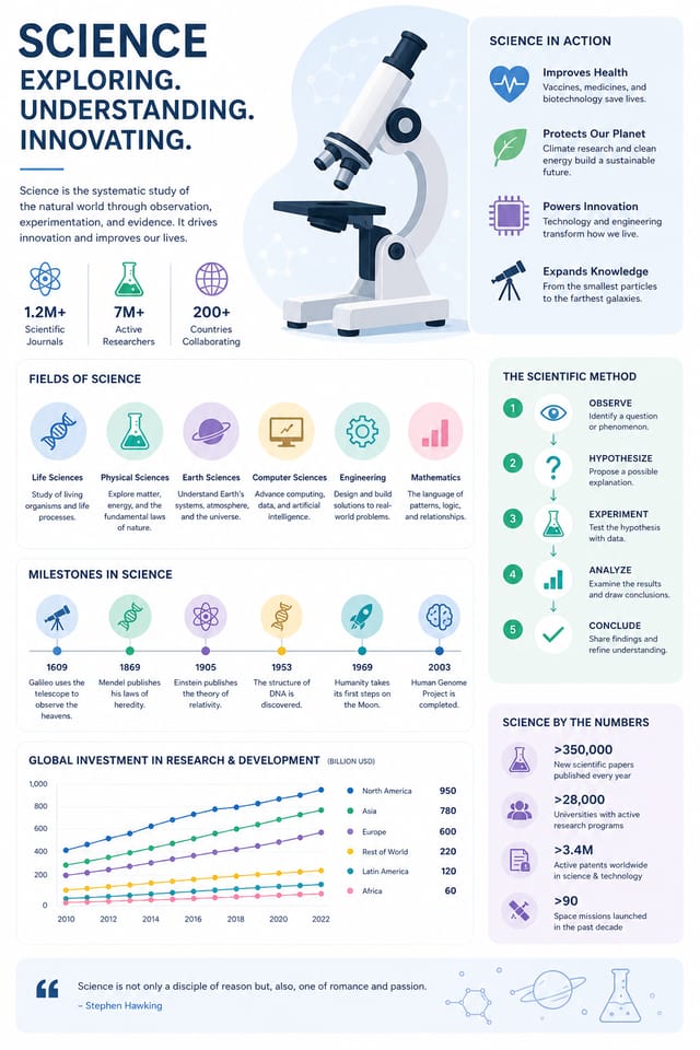 Science Infographic — modern style infographic