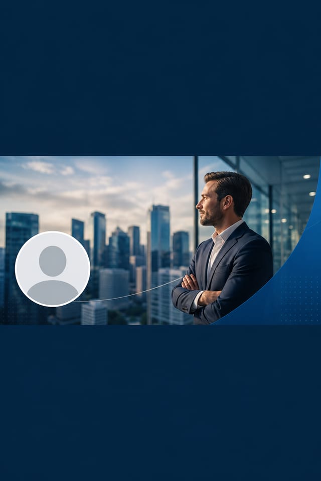 LinkedIn Banner — photo-realistic style linkedin banner