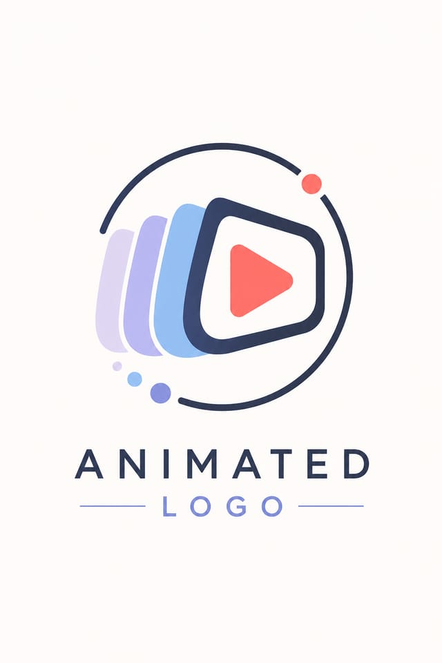Animated Logo — modern style logo concept