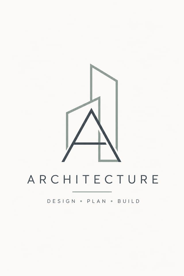 Architecture Logo — modern style logo concept