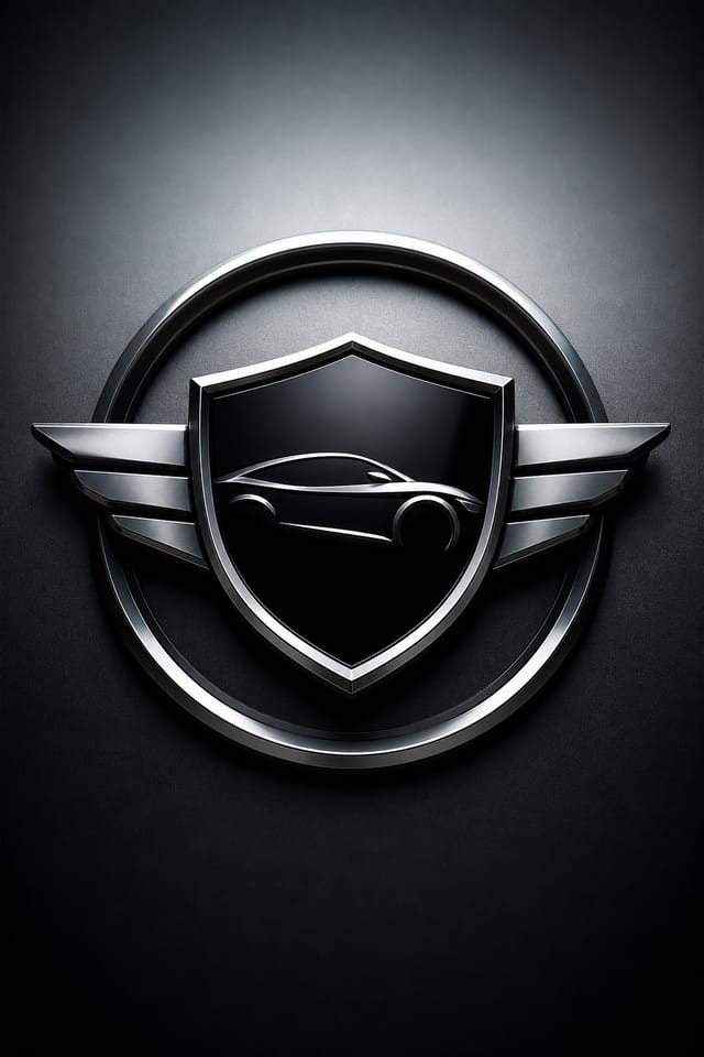 Automotive Logo — photo-realistic style logo concept