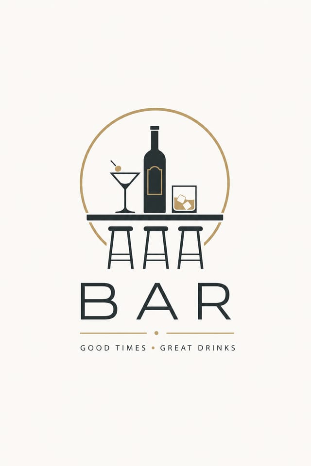 Bar Logo — modern style logo concept