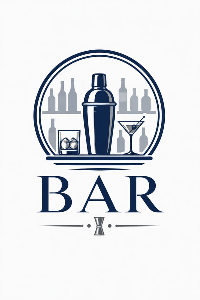 Bar Logo — corporate style logo concept
