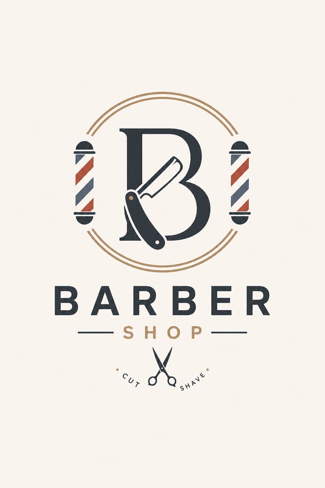 Barber Shop Logo — modern style logo concept