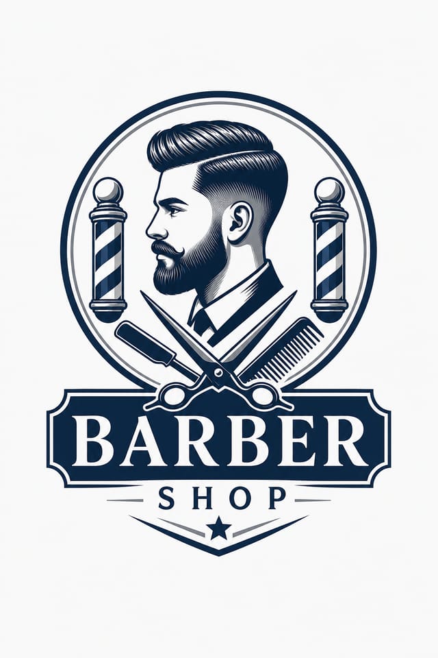 Barber Shop Logo — corporate style logo concept