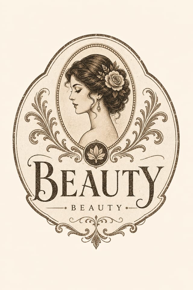 Beauty Logo — vintage style logo concept