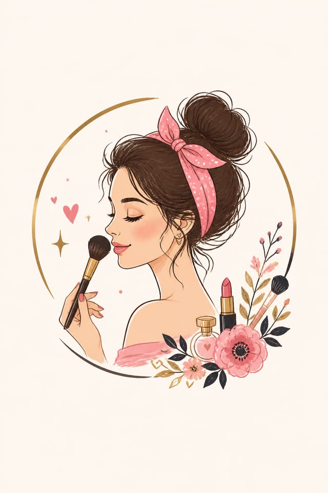 Beauty Logo — illustration style logo concept