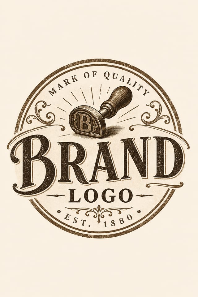 Brand Logo — vintage style logo concept