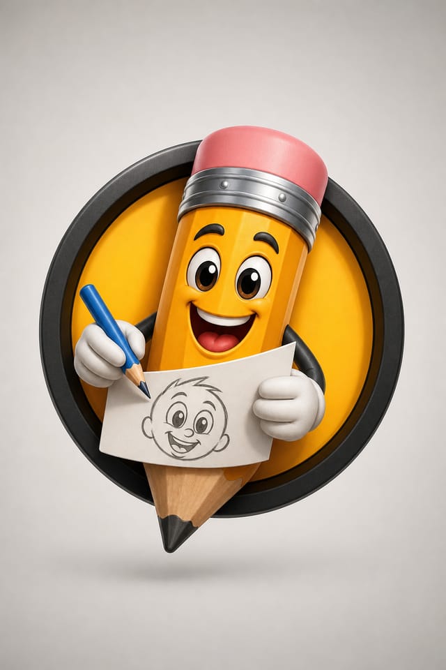 Cartoon Logo — photo-realistic style logo concept