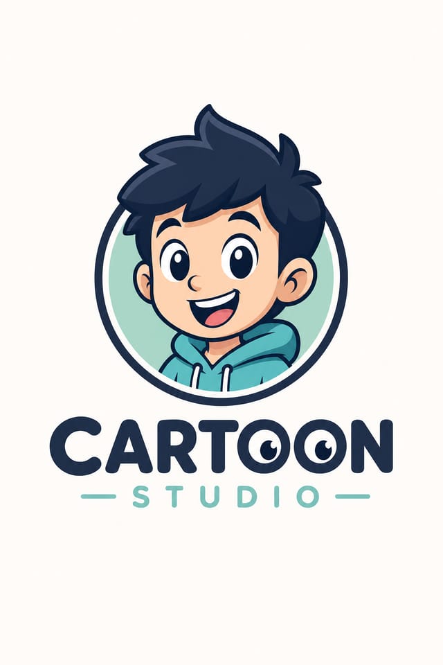 Cartoon Logo — modern style logo concept