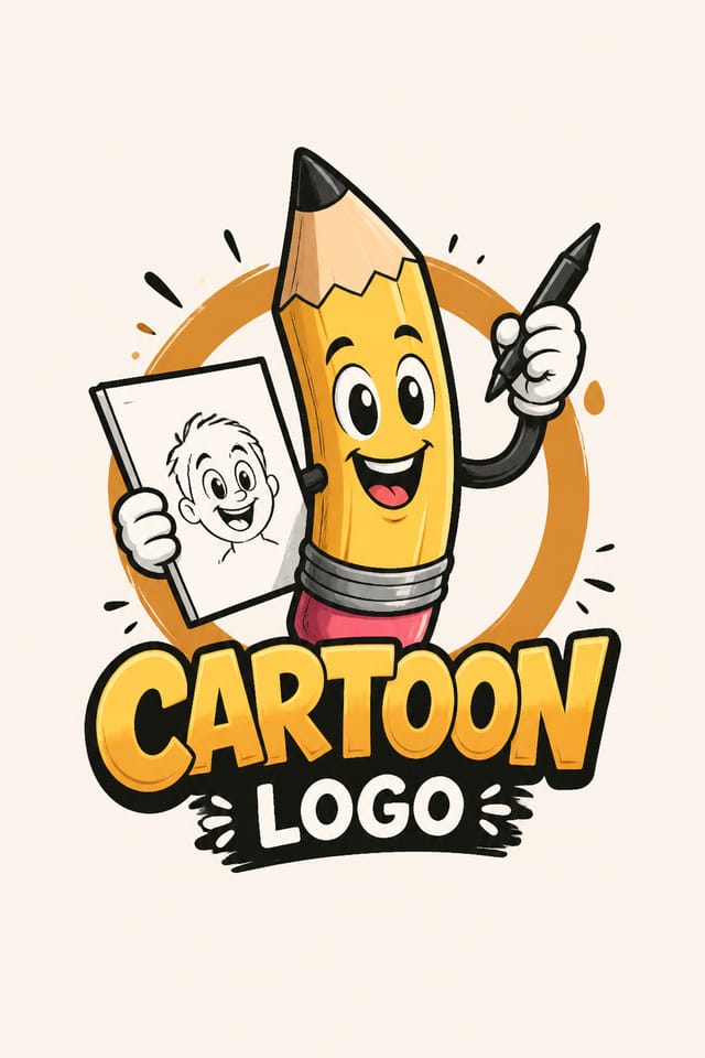 Cartoon Logo — illustration style logo concept