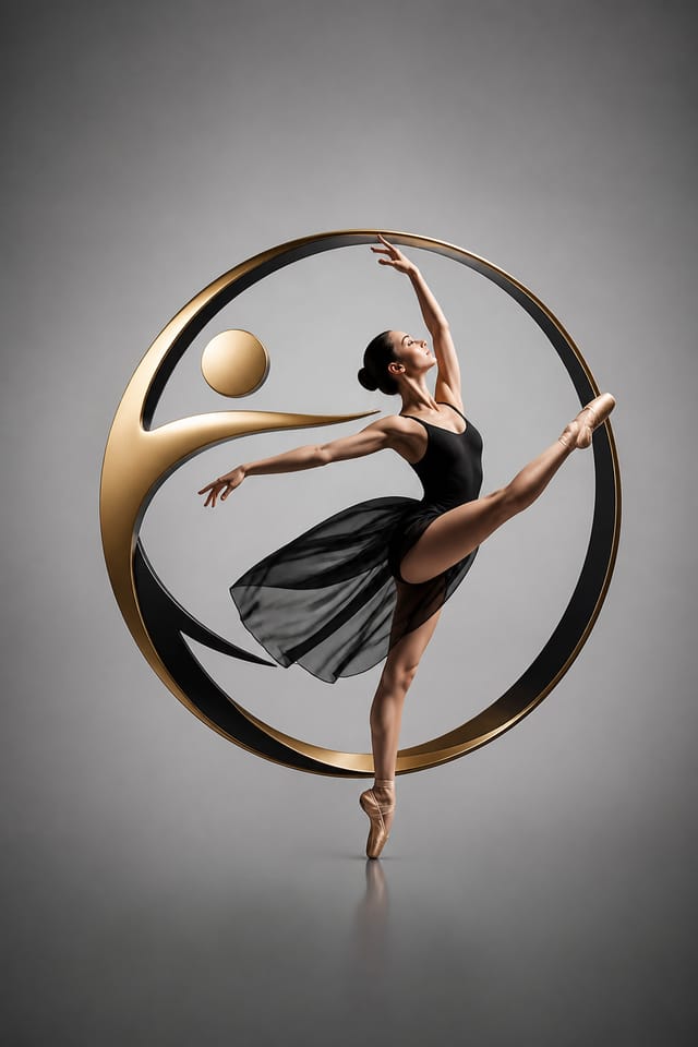 Dance Logo — photo-realistic style logo concept