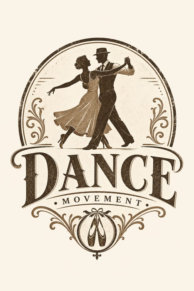 Dance Logo — vintage style logo concept